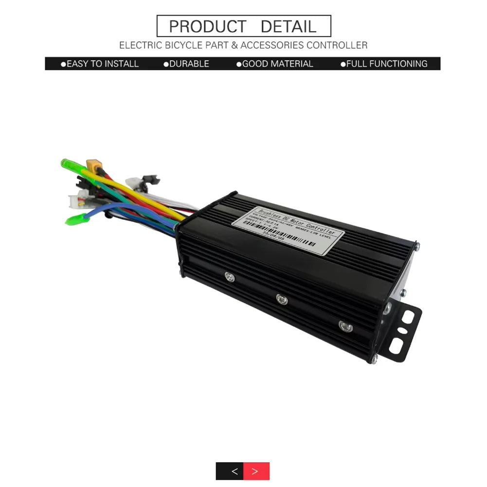 36/48V E-bike Sine Wave 26A 500/750W SM Three Mode Brushless Controller For Electric Bicycle Tricycle Ebike E-Scooter Parts