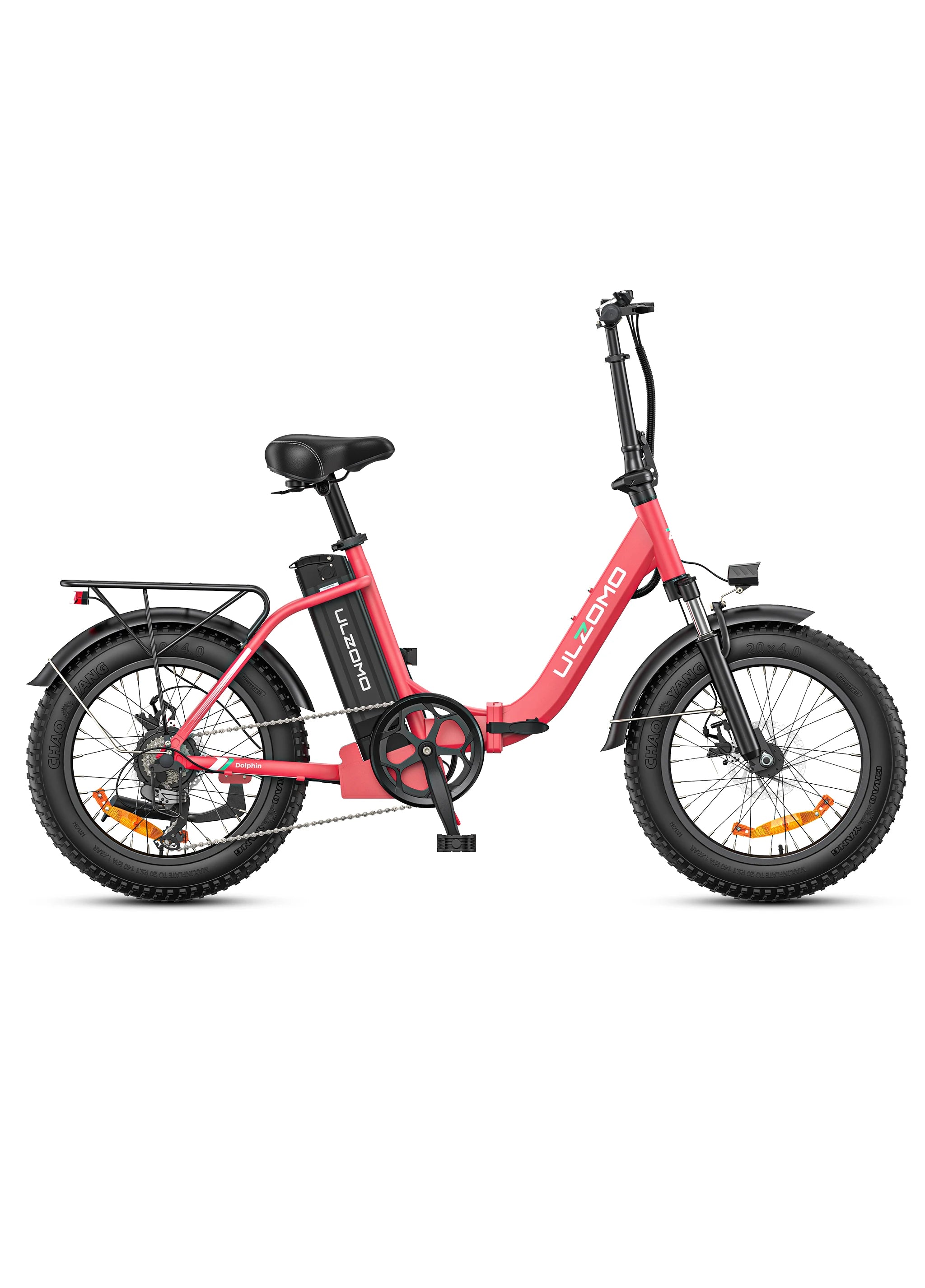 Ulzomo Dolphin Electric Bicycle 250W Motor 36V 13AH City Electric Bike For Commuter 20 Inch Fat Tire E-Bike For Adult
