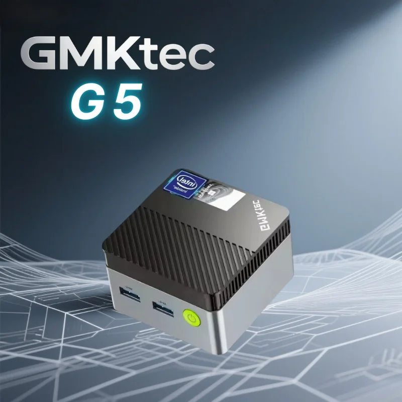 GMKtec G5 Mini Pc Intel N97 Windows 11 Pro DDR5 4800MT/s M.2 2242 SATA WiFi5 BT4.2 Protable Diy Desktop Gaming Computer