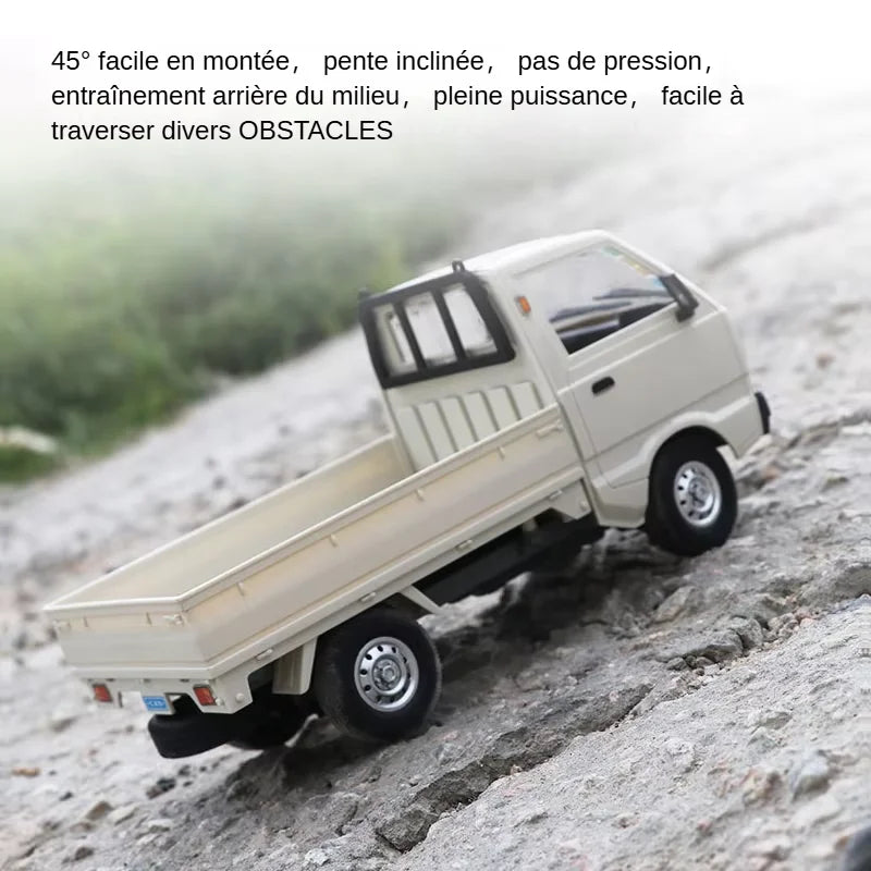 WPL D12 1:10/1:16 RC CAR Simulation Drift Climbing Truck LED Light Haul Cargo Remote Control Electric Toys For Children