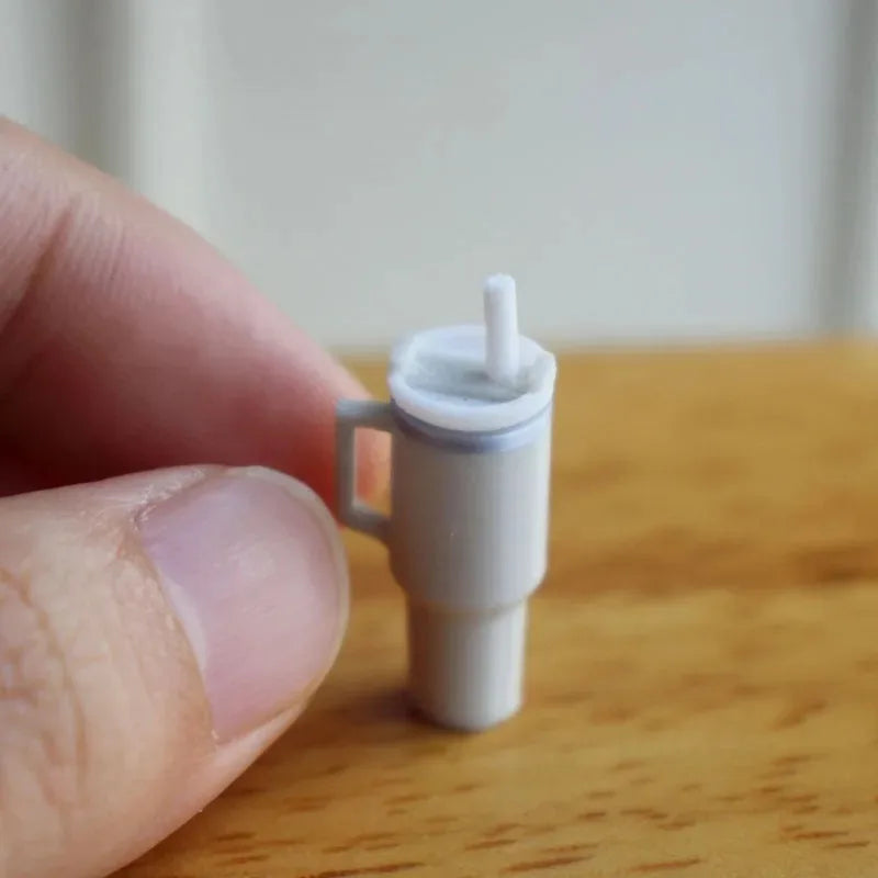 1/12 Scale Miniature Dollhouse Sumilation Vacuum Cup for OB11 BJD Doll Accessories Toy