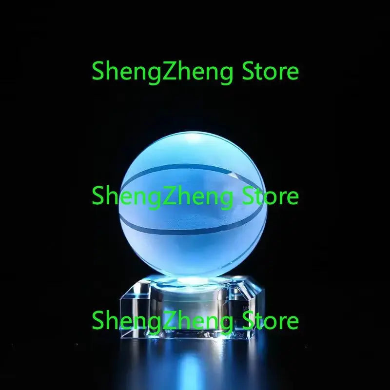 USB Charging NBA Star Birthday Gift Boys Give Classmates And Boyfriends Creative Crystal Basketball Practical Souvenir Ornaments