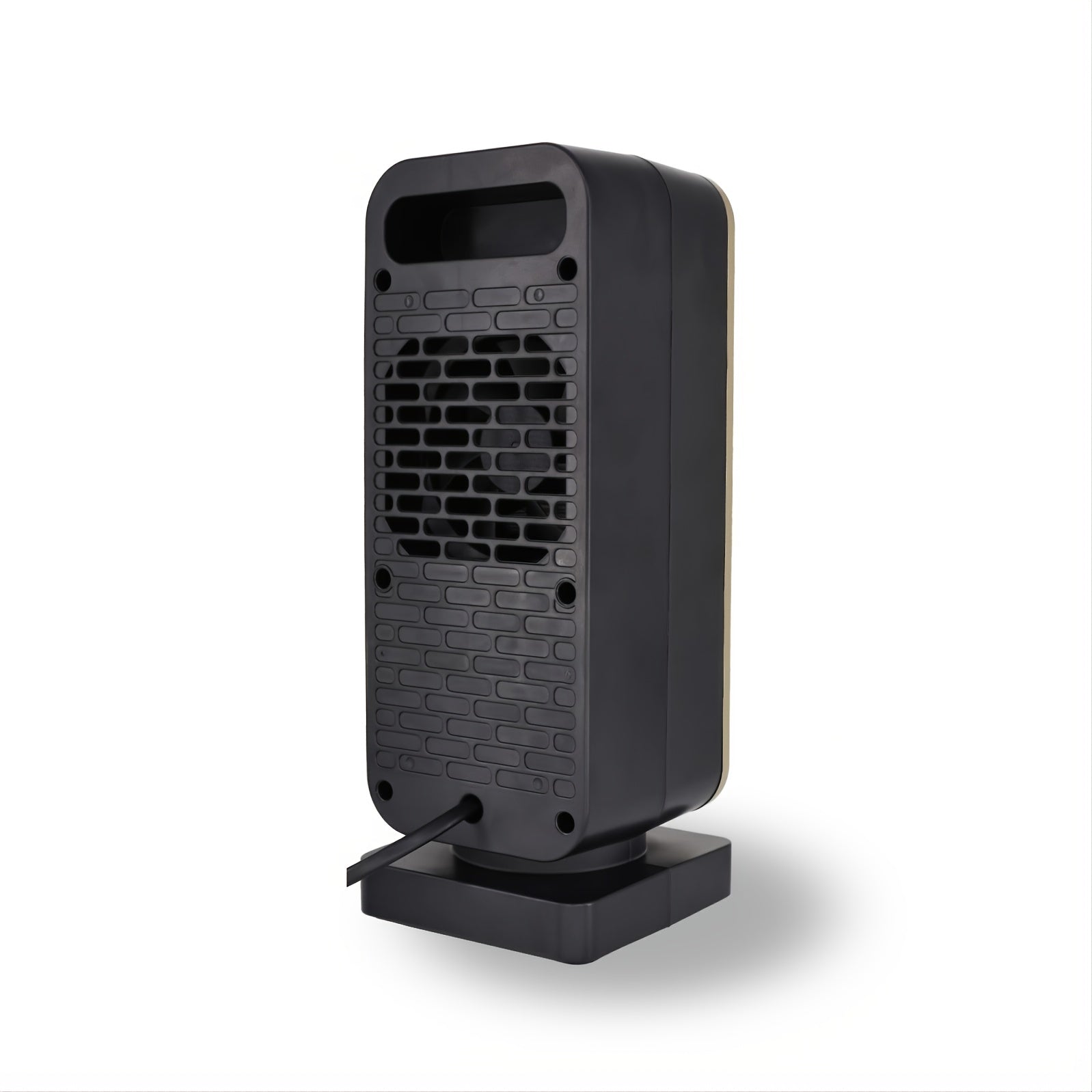 [Quiet Ceramic Heater] 500W Ceramic Electric Space Heater, Quiet, Portable - Square Shape, 110-130V US Plug, Tip-over Protection, No Energy Efficiency Rating, for Bedroom, Living Room, Office