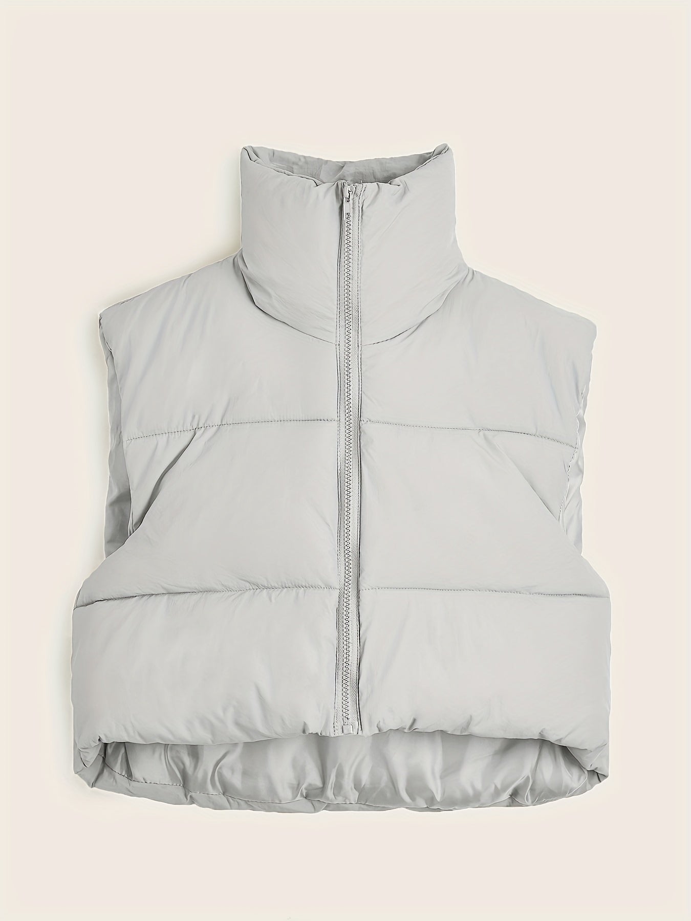 Women'S Sleeveless Vest - Vibrant Pink Slim-Fit Alternative Coat with Drawstring Hood, Zipper Front &amp; Pockets for Fall/Winter Casual Wear, Casual Winter Wear | High Neckline Vest | Zippered Jacket