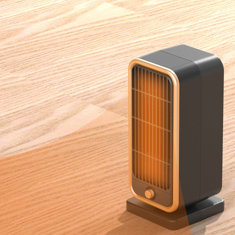 [Quiet Ceramic Heater] 500W Ceramic Electric Space Heater, Quiet, Portable - Square Shape, 110-130V US Plug, Tip-over Protection, No Energy Efficiency Rating, for Bedroom, Living Room, Office