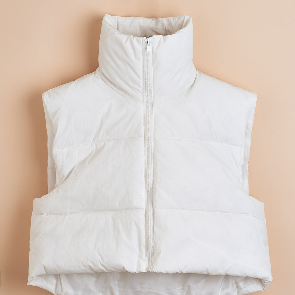 Women'S Sleeveless Vest - Vibrant Pink Slim-Fit Alternative Coat with Drawstring Hood, Zipper Front &amp; Pockets for Fall/Winter Casual Wear, Casual Winter Wear | High Neckline Vest | Zippered Jacket
