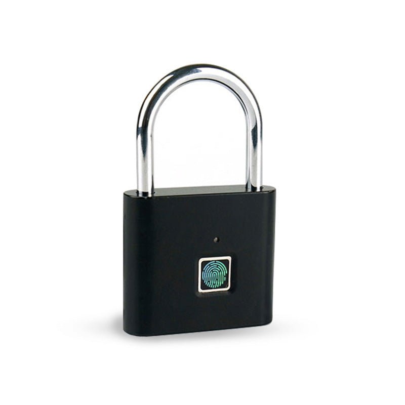 Compact Smart Fingerprint Padlock - Waterproof, Keyless Security, USB Rechargeable, Lightweight Aluminum - Ideal for Luggage, Suitcases & Backpacks - Fluxy
