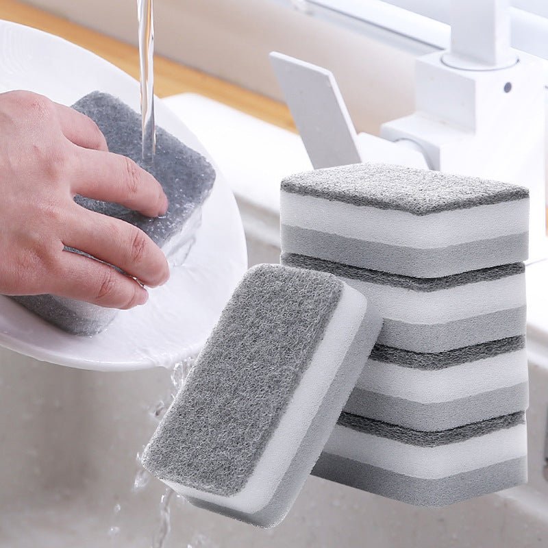 Double - sided Cleaning Spongs Household Scouring Pad Kit - Fluxy