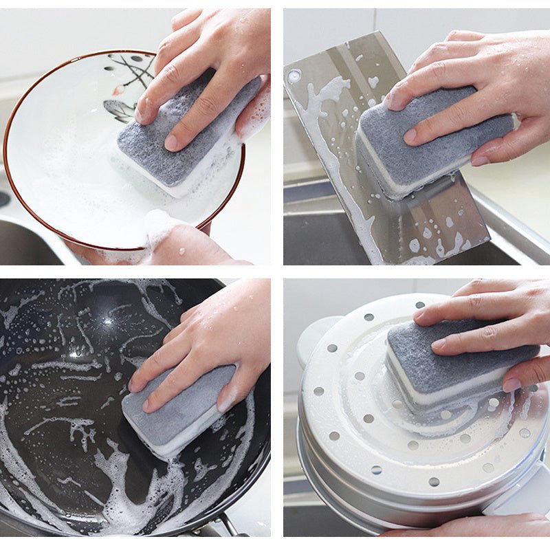 Double - sided Cleaning Spongs Household Scouring Pad Kit - Fluxy