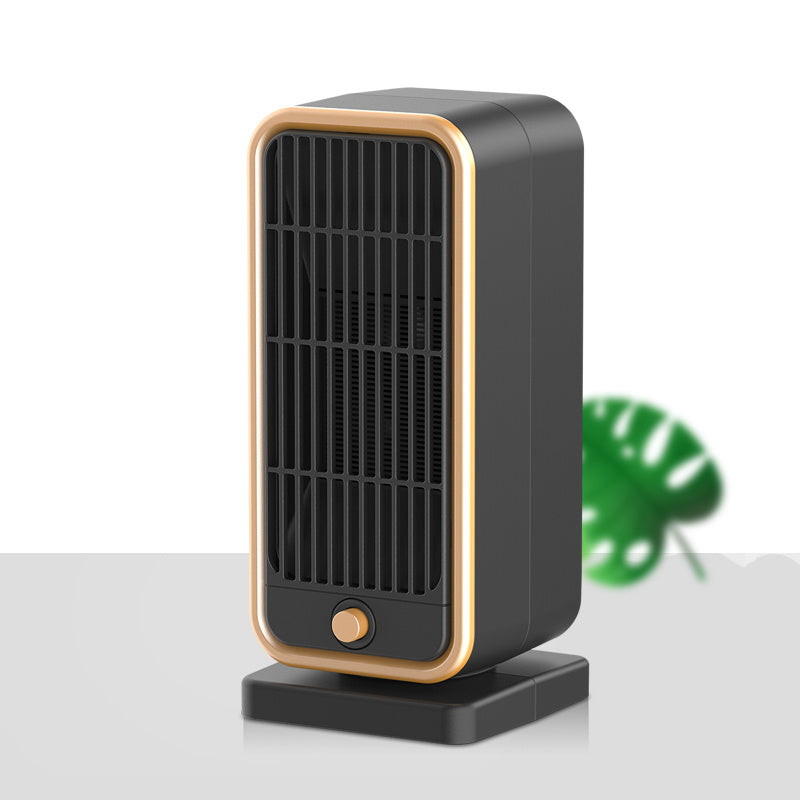 [Quiet Ceramic Heater] 500W Ceramic Electric Space Heater, Quiet, Portable - Square Shape, 110-130V US Plug, Tip-over Protection, No Energy Efficiency Rating, for Bedroom, Living Room, Office