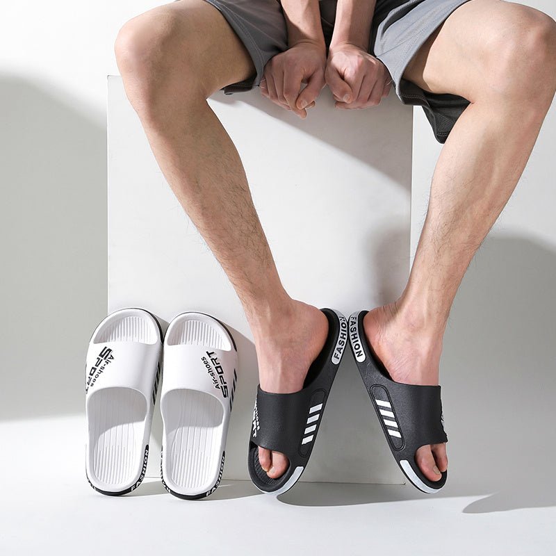 Men'S Casual Summer PVC Slippers - Non - Slip, Wear - Resistant Sole, Comfortable Slip - On Sandals for Outdoor & Indoor Use, Outdoor Footwear | Casual Slipon Shoes | PVC Upper Sandalssuitable for Men & Women - Fluxy