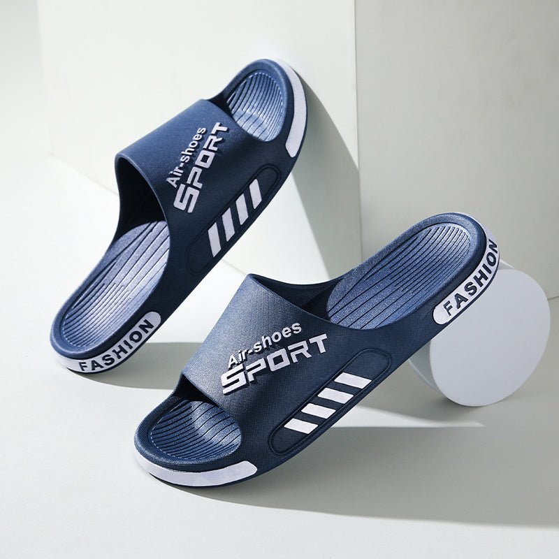 Men'S Casual Summer PVC Slippers - Non - Slip, Wear - Resistant Sole, Comfortable Slip - On Sandals for Outdoor & Indoor Use, Outdoor Footwear | Casual Slipon Shoes | PVC Upper Sandalssuitable for Men & Women - Fluxy