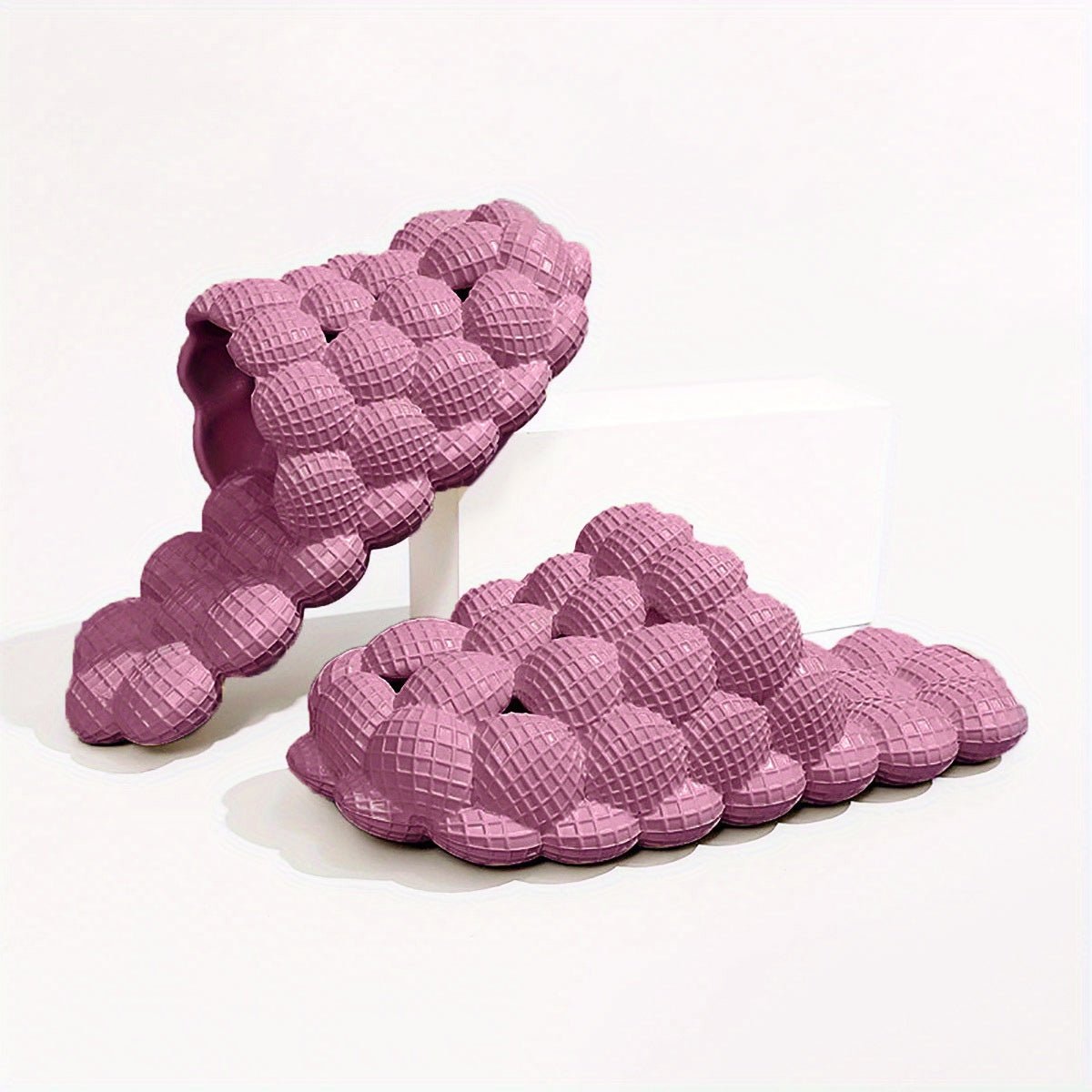 Popular Choice] Ultra Cushioned Bubble Slides - Comfortable, Lightweight for Casual Wear - Fluxy