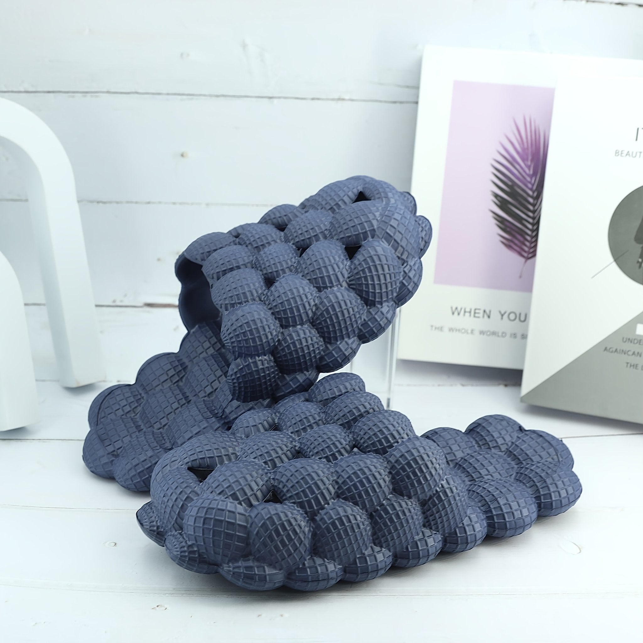 Popular Choice] Ultra Cushioned Bubble Slides - Comfortable, Lightweight for Casual Wear - Fluxy