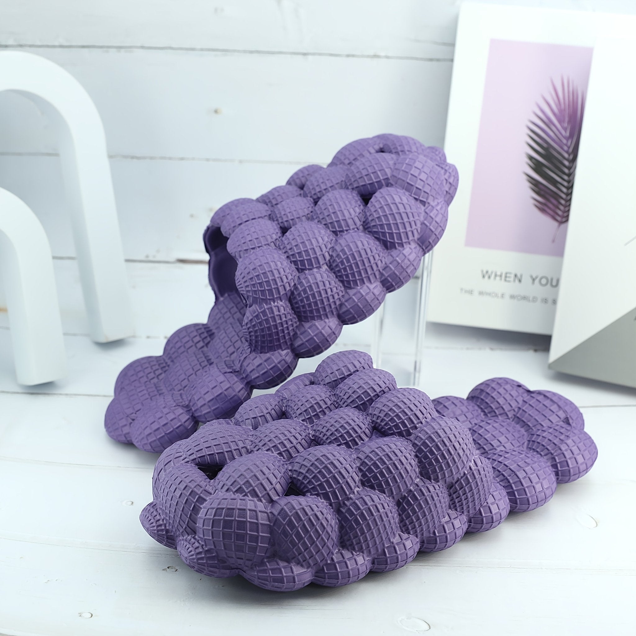 Popular Choice] Ultra Cushioned Bubble Slides - Comfortable, Lightweight for Casual Wear - Fluxy